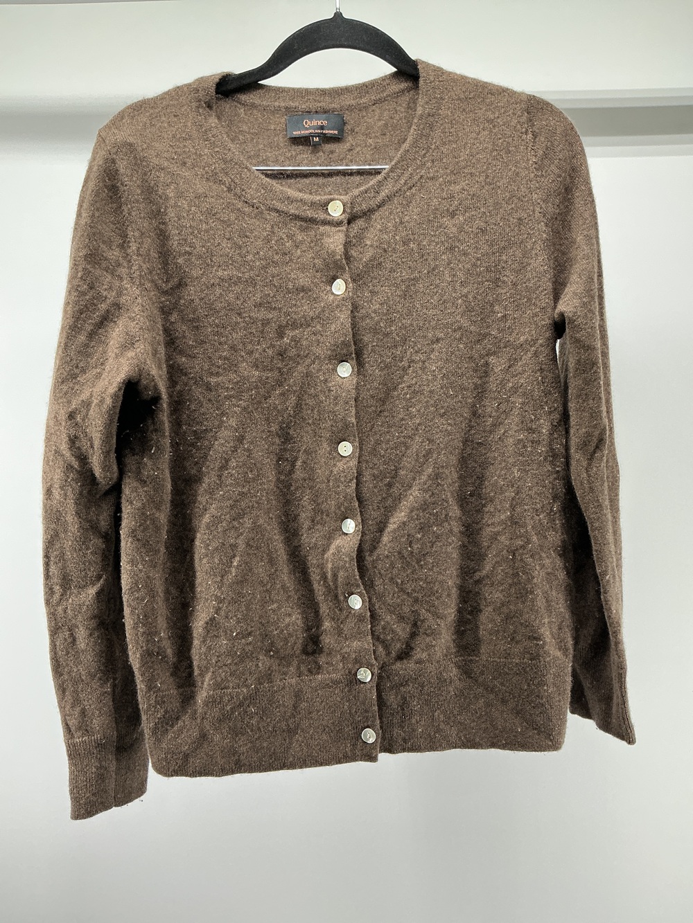 Mongolian Cashmere Cardigan Sweater